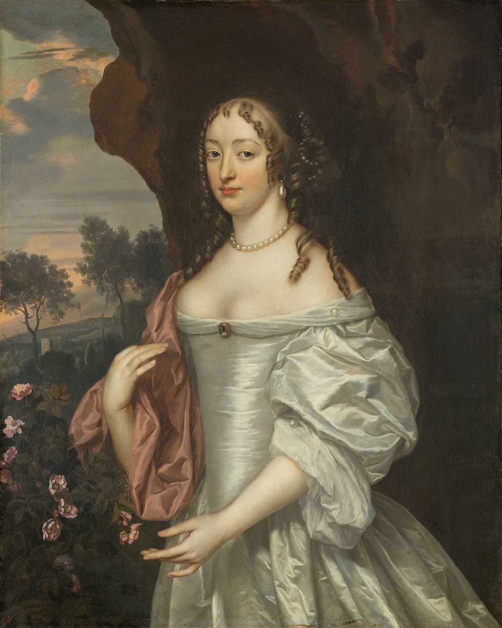 Porträtt av Jacoba van Orliens, hustru till Jacob de Witte av Haamstede av Jan Mijtens
