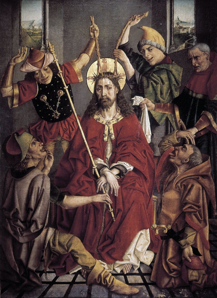 Ecce Homo. 1:a hälften av 1500-talet (olja på trä) av Jan Mostaert