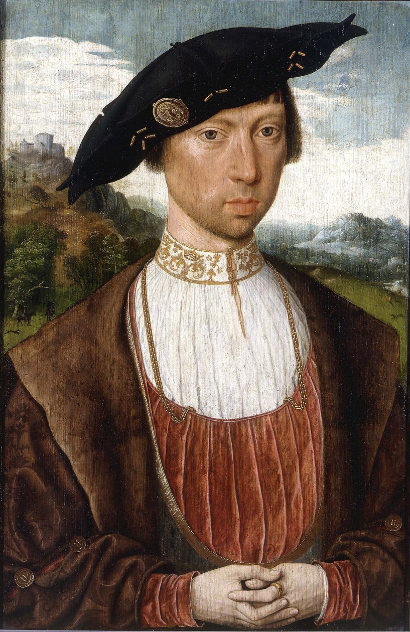 Porträtt av Joost van Bronckhorst av Jan Mostaert