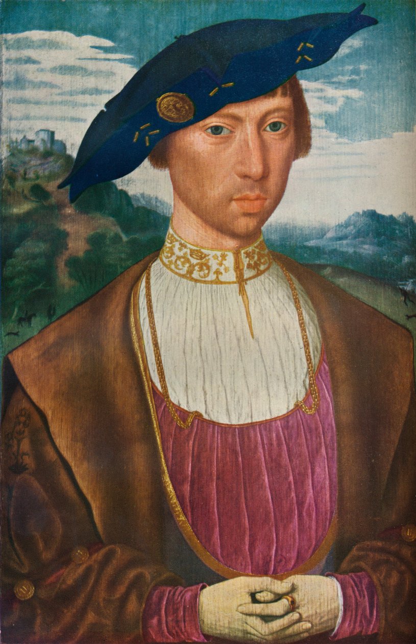 Porträtt av Joost van Bronckhorst, c1520 av Jan Mostaert