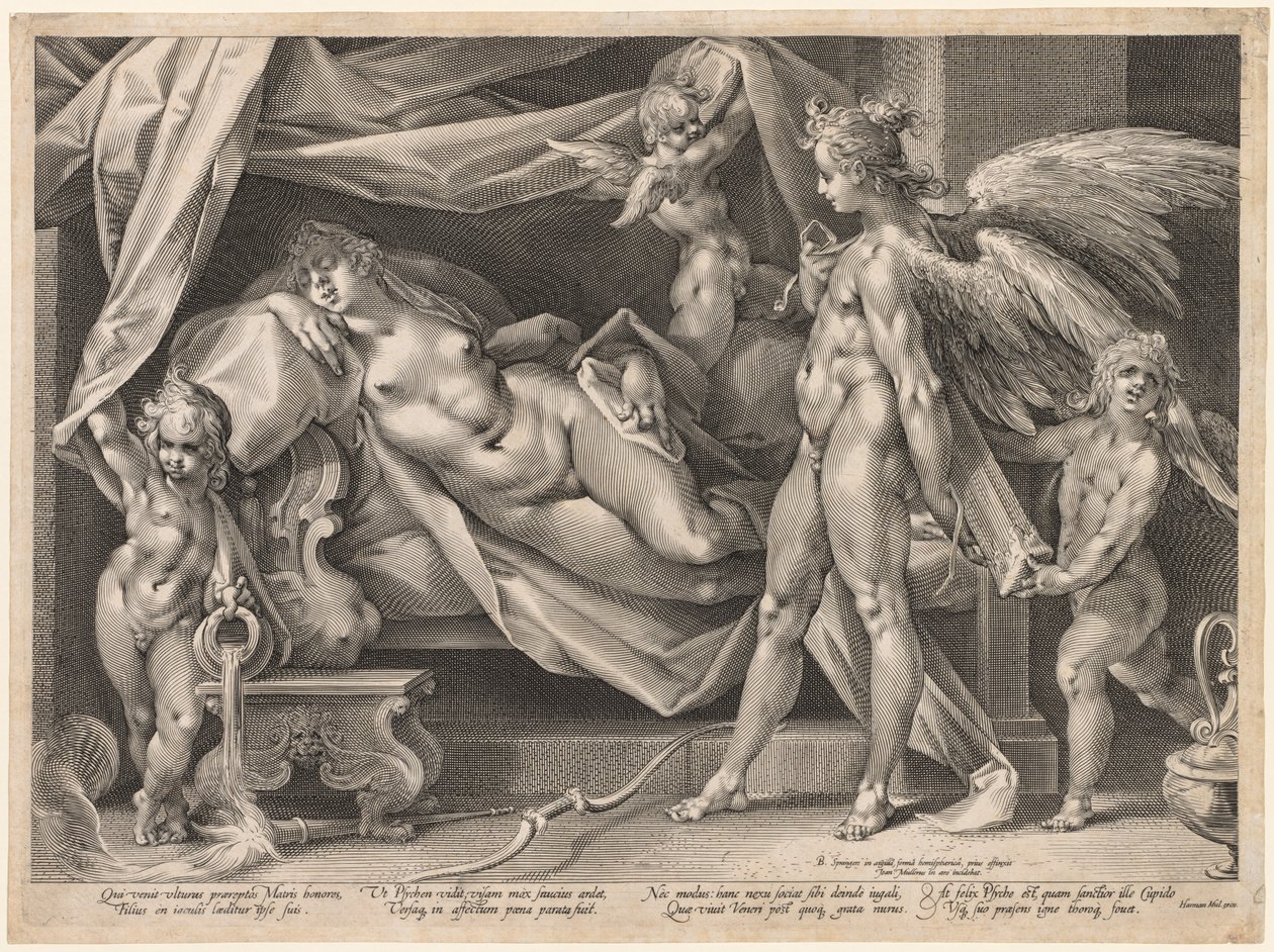 Cupid och Psyche av Jan Muller