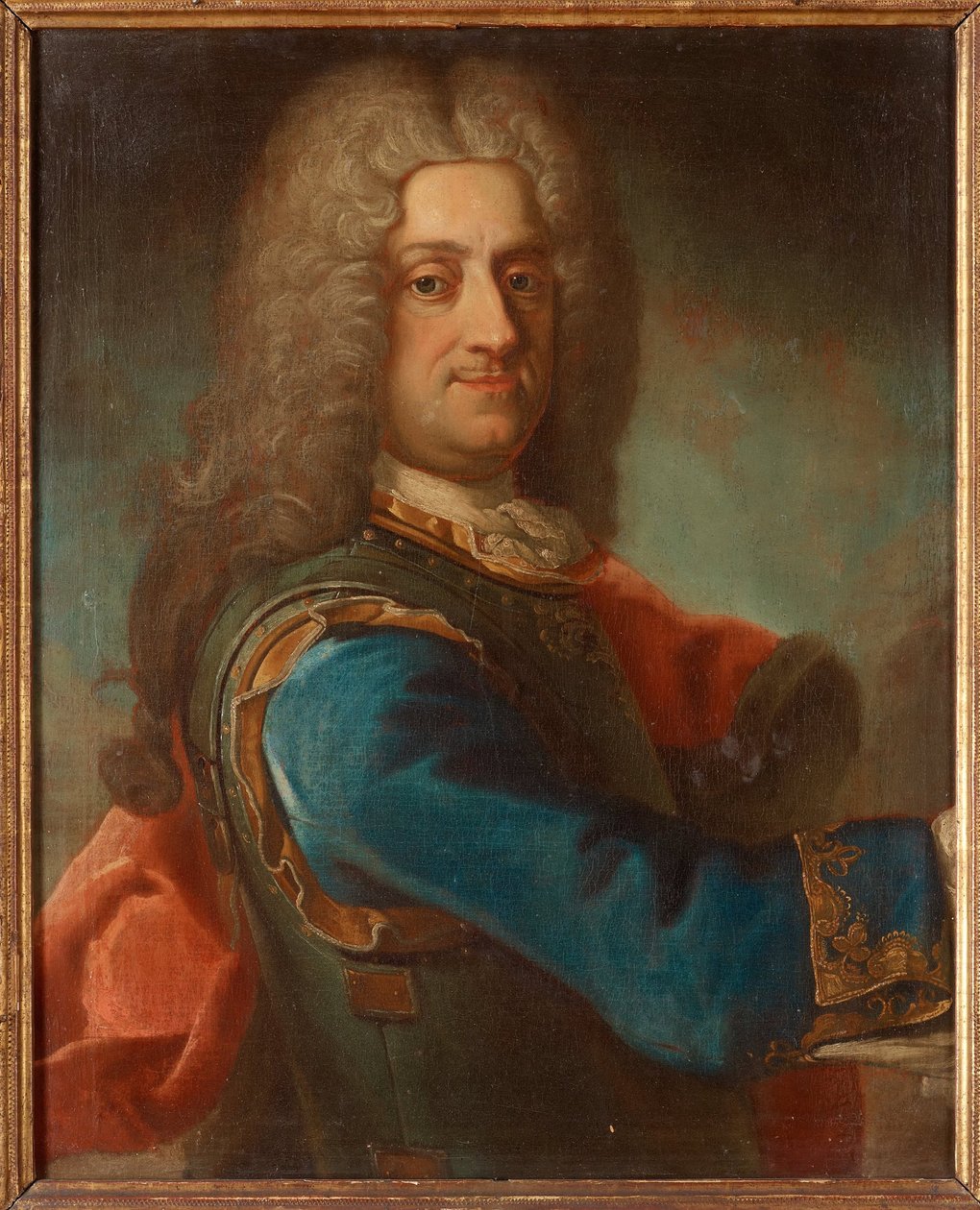 Porträtt av greve Ture Gabriel Bielke (1684-1763), av Mijtens (Meytens), Martin van, den yngre (1695-1770). Olja på duk. Mått: 80x64,5 cm. Privat samling av Jan Mytens or Mijtens