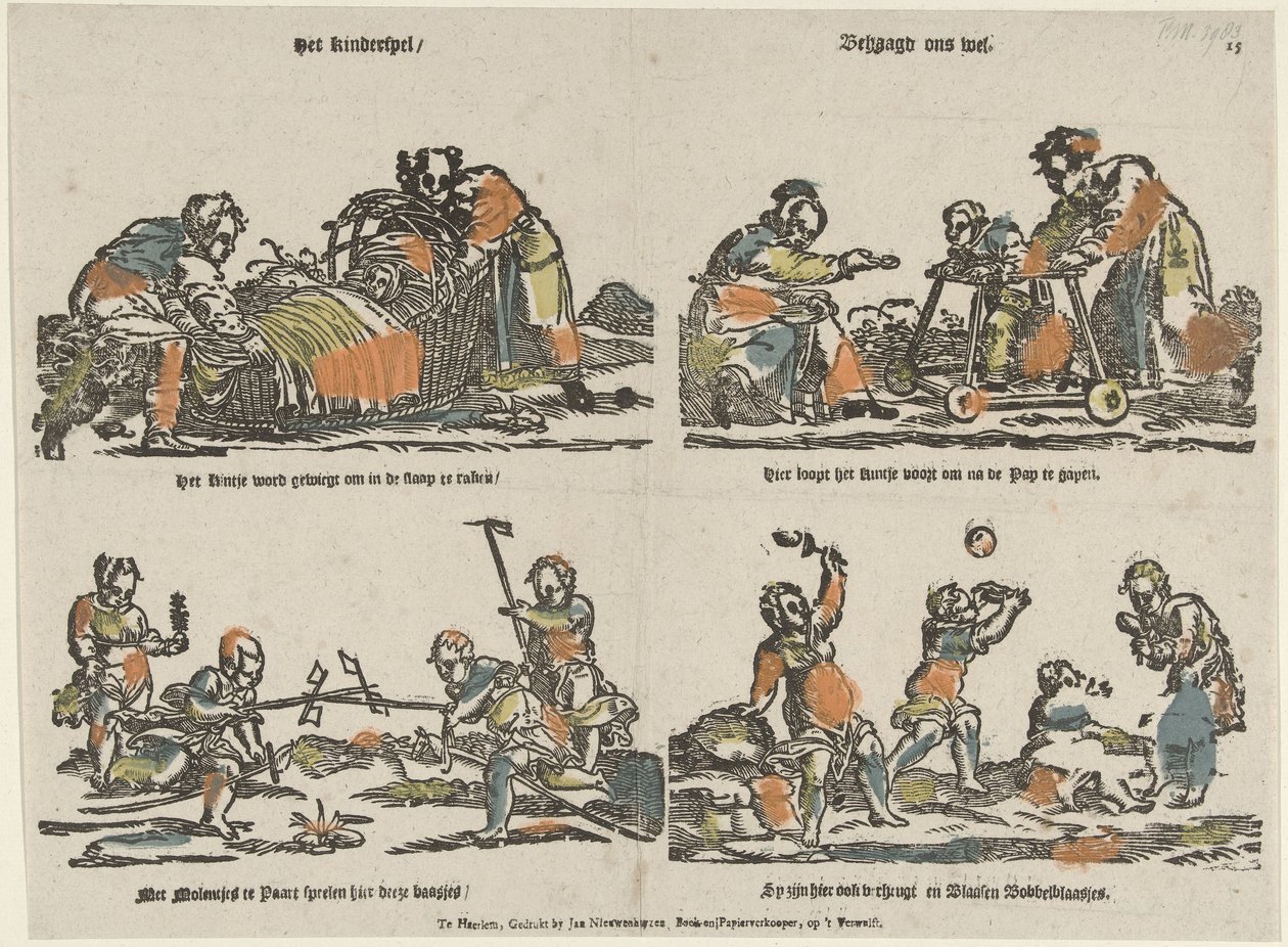 Barnlek / Behagar oss väl (titel på objekt) av Jan Nieuwenhuyzen