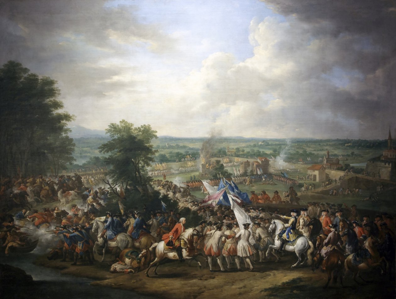 Slaget vid Guastalla (2) av Jan Peeter Verdussen