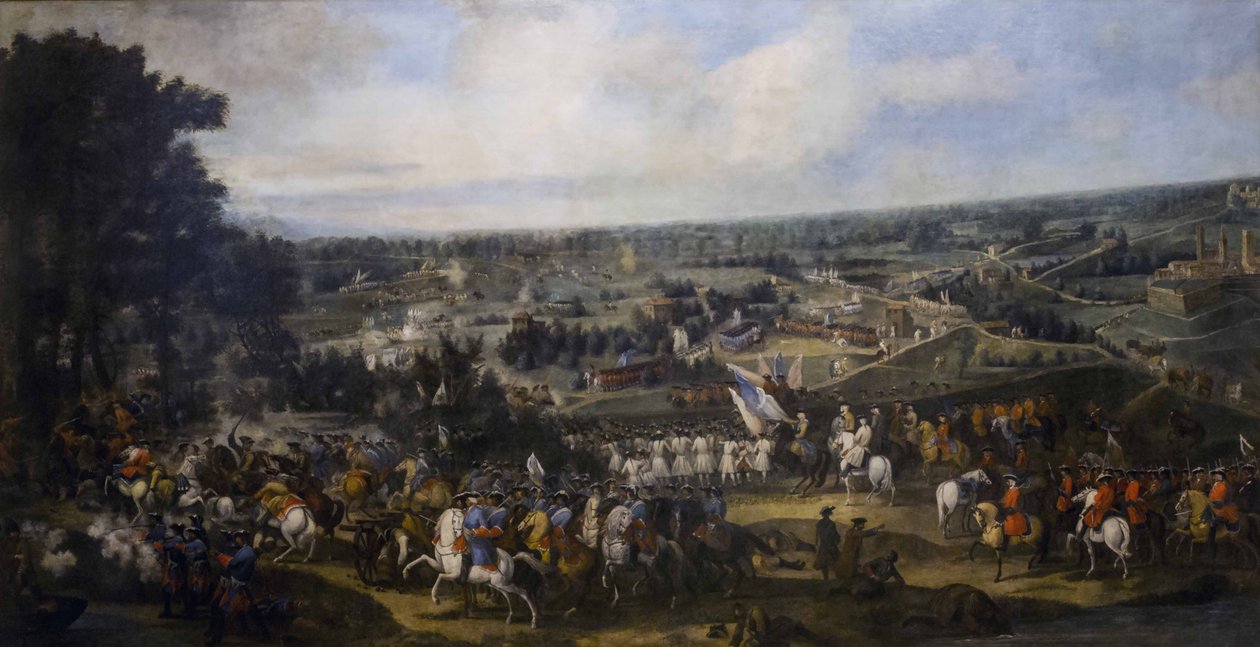 Slaget vid Guastalla av Jan Peeter Verdussen