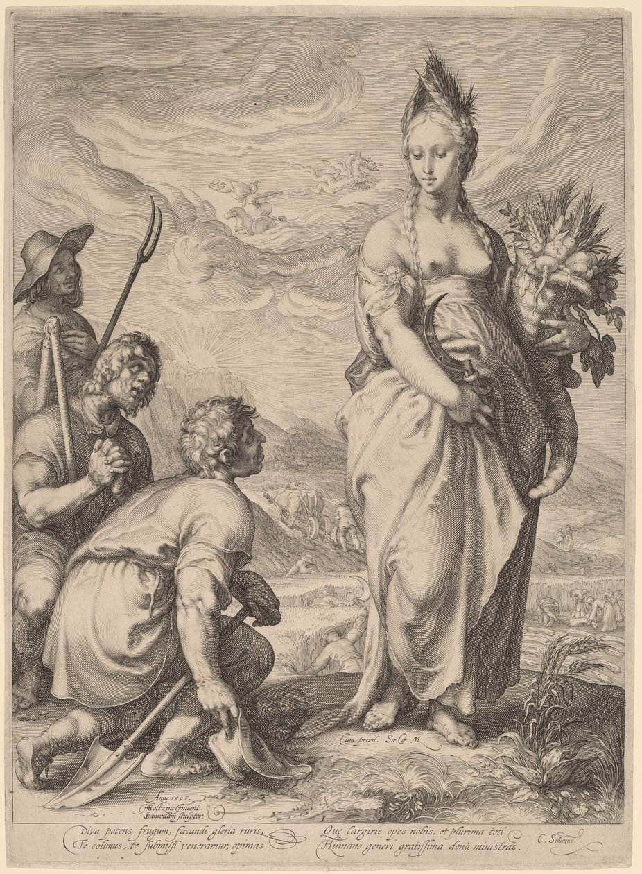 Cereskulten av Jan Pietersz Saenredam, after Hendrik Goltzius
