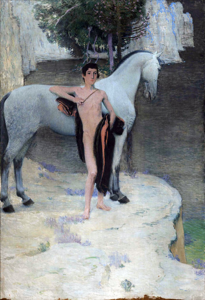Svarta sjön - Svarta sjön - Jan Preisler (1872-1918). olja på duk av Jan Preisler
