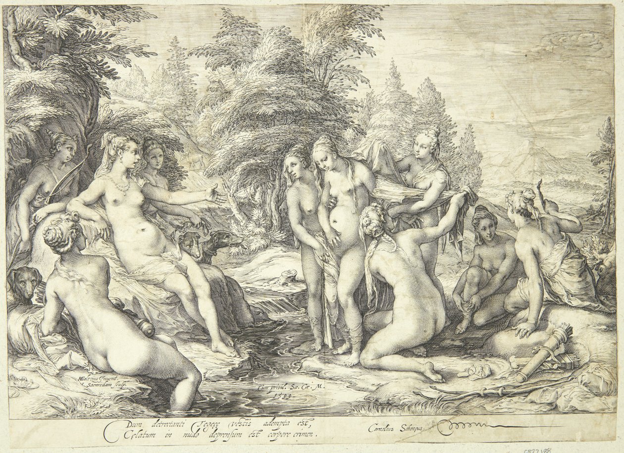 Diana och Callisto av Jan Saenredam