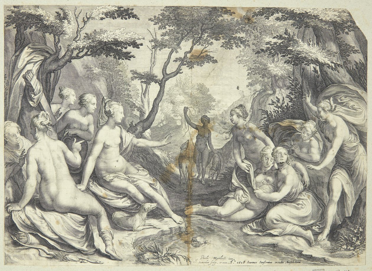 Diana och Callisto av Jan Saenredam