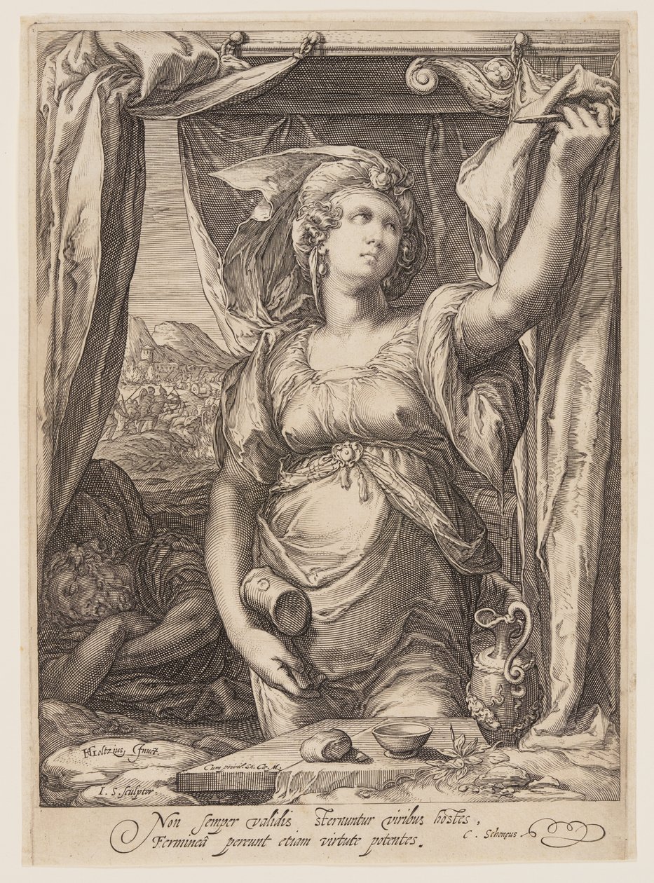 Jael och Sisera av Jan Saenredam
