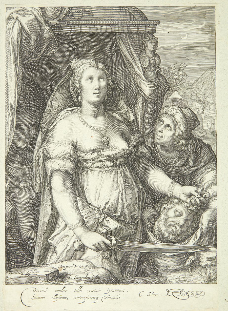 Judith med huvudet av Holofernes av Jan Saenredam