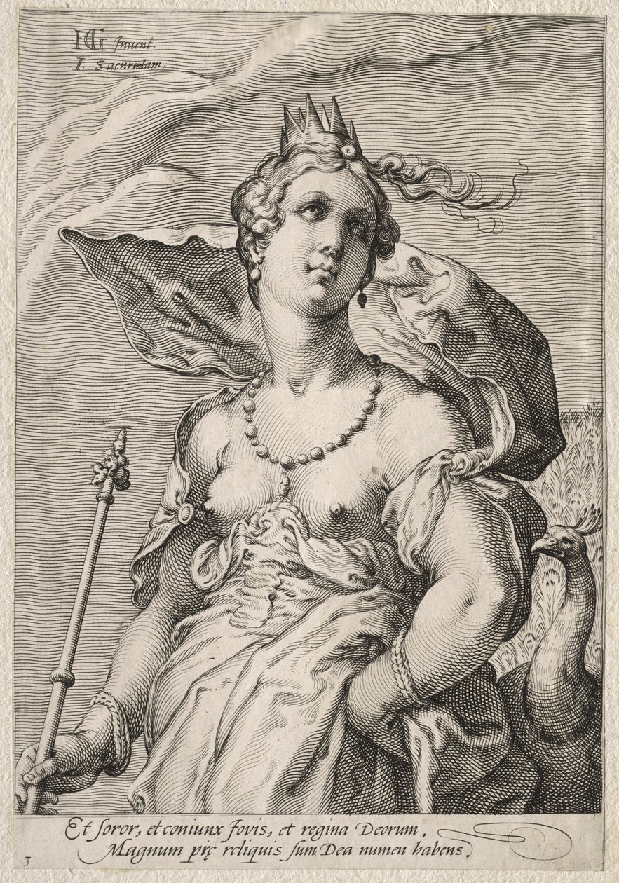 Juno, c. 1595. av Jan Saenredam