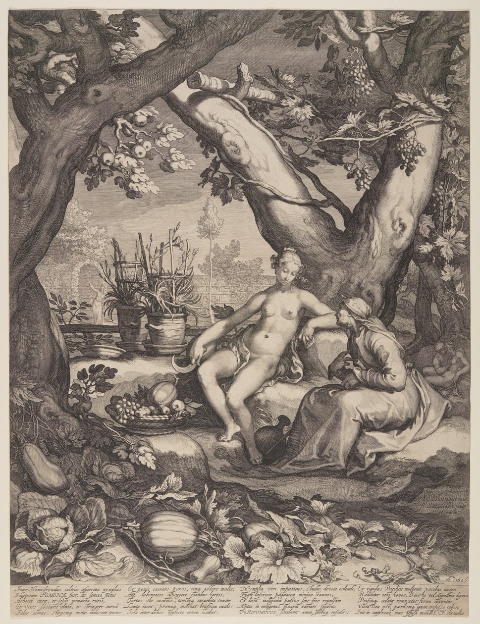Vertumnus och Pomona av Jan Saenredam