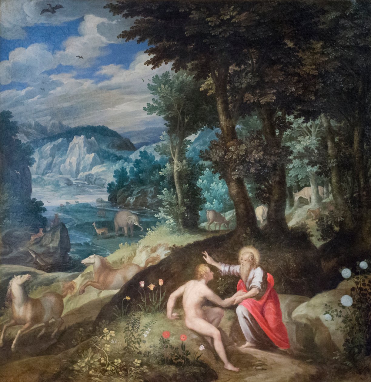 Adams skapelse, ca 1586-89 (olja på duk) av Jan Soens