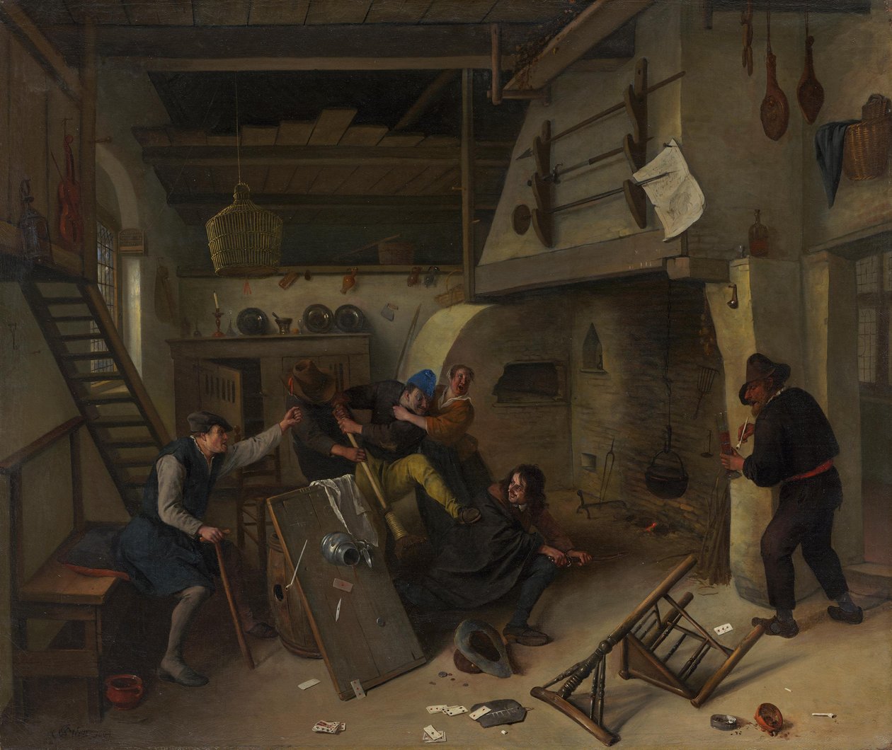 Slagsmål på en krog av Jan Steen