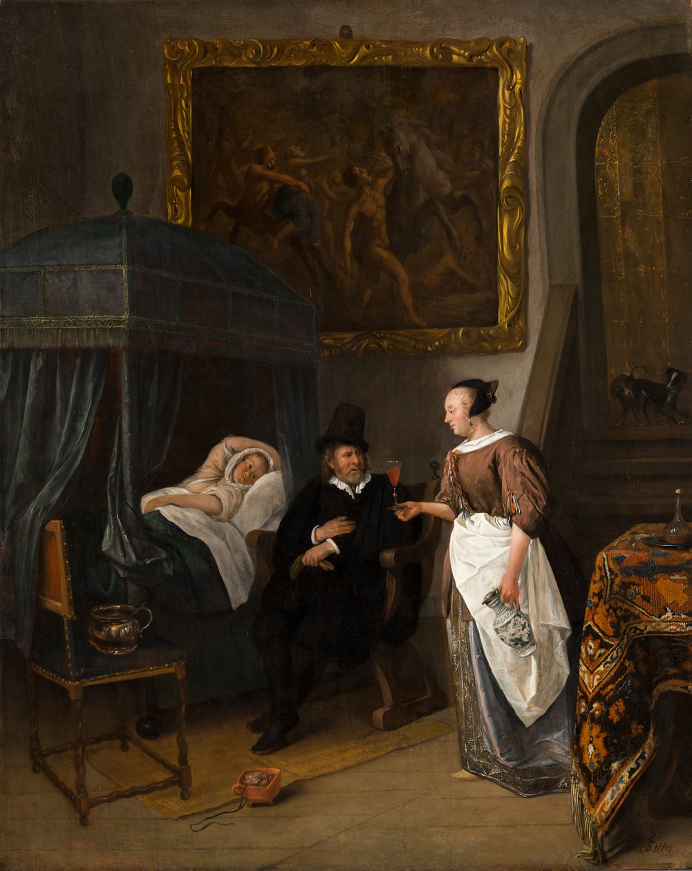 Läkarbesöket av Jan Steen