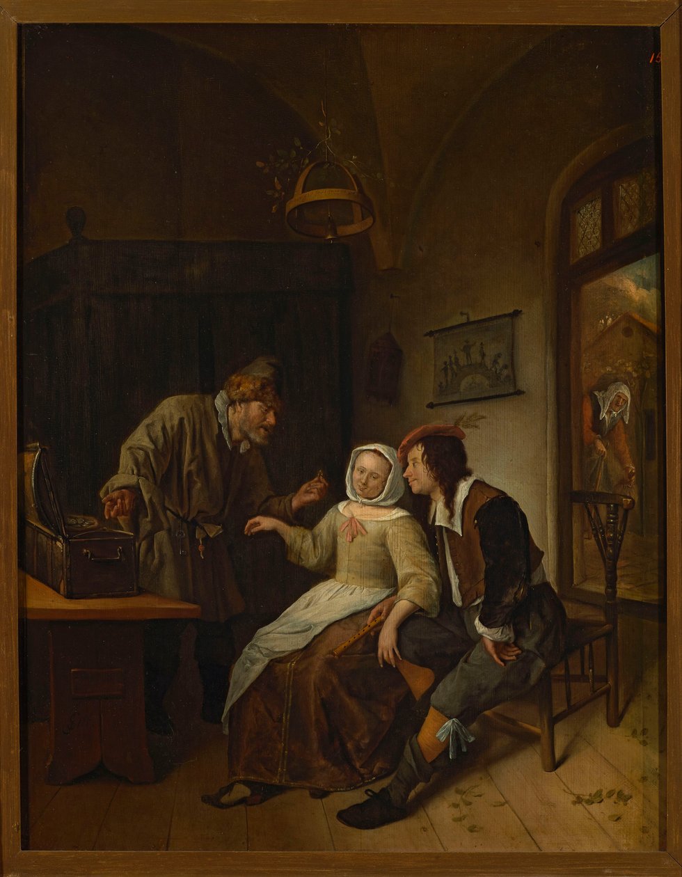 Valet mellan ungdom och rikedom av Jan Steen
