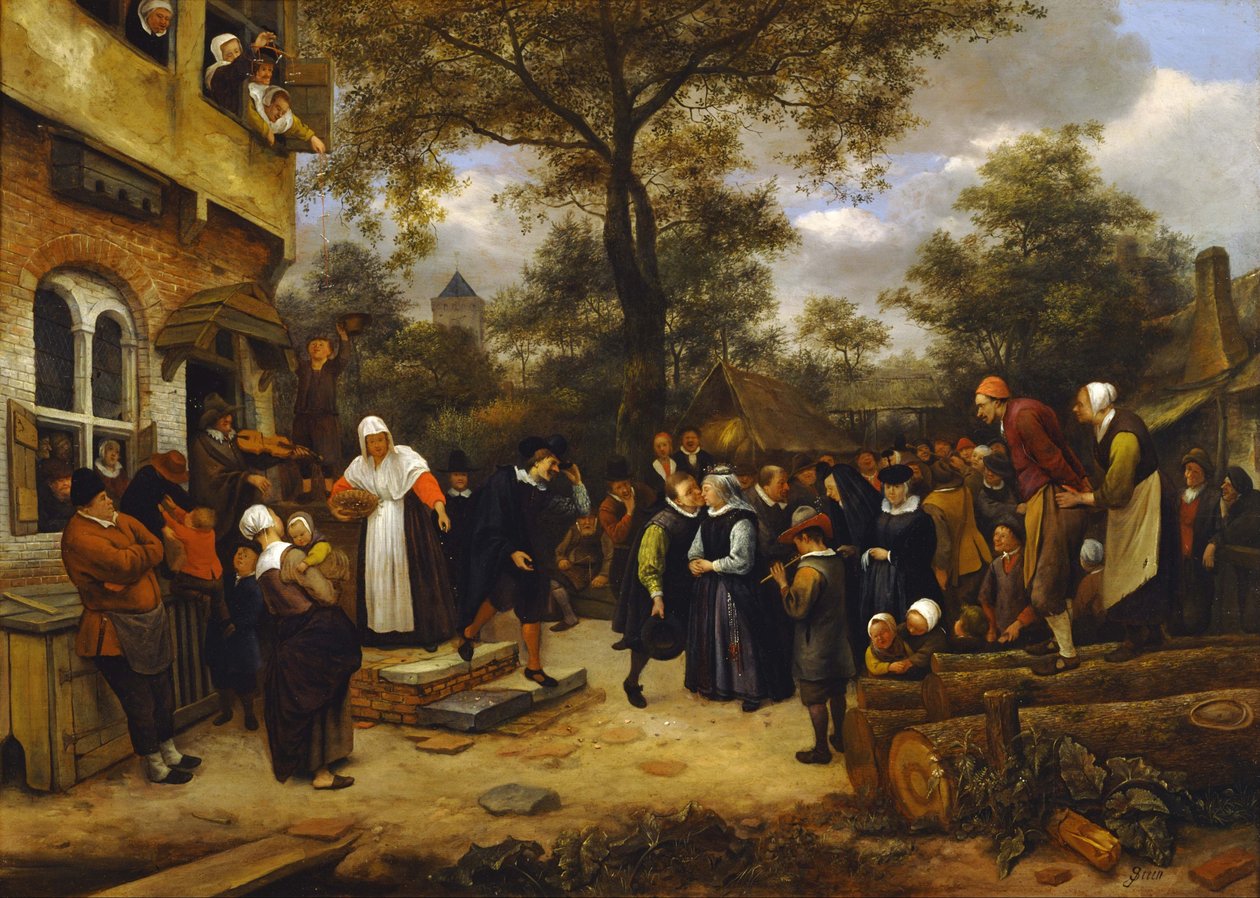 Äktenskap i byar av Jan Steen
