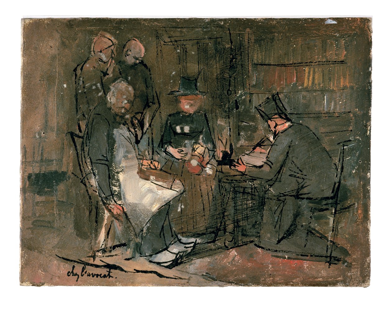"Advokatbyrån" (studie) av Jan Toorop