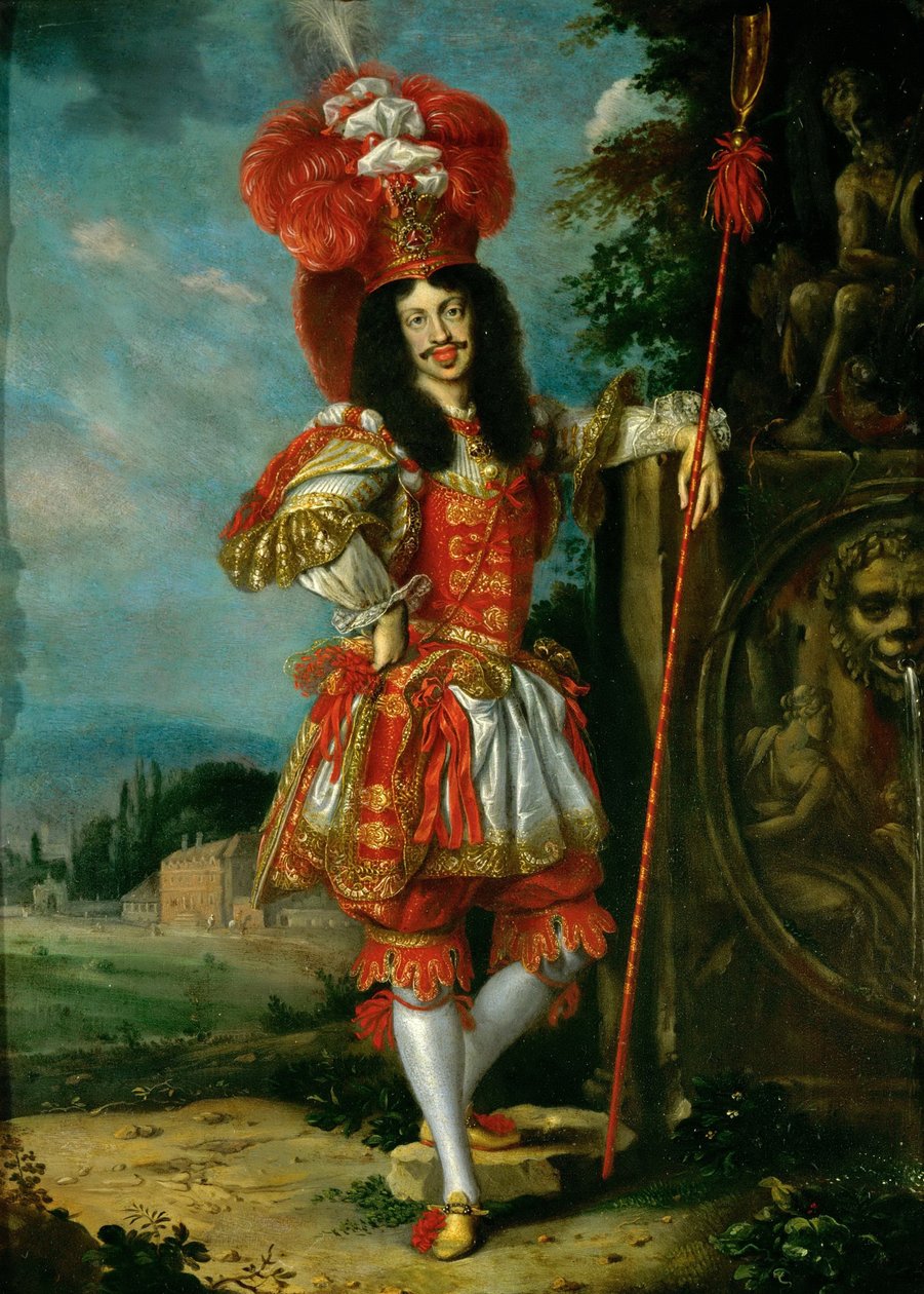 Kejsar Leopold I 1640-1705 i teaterdräkt, 1667 av Jan Thomas