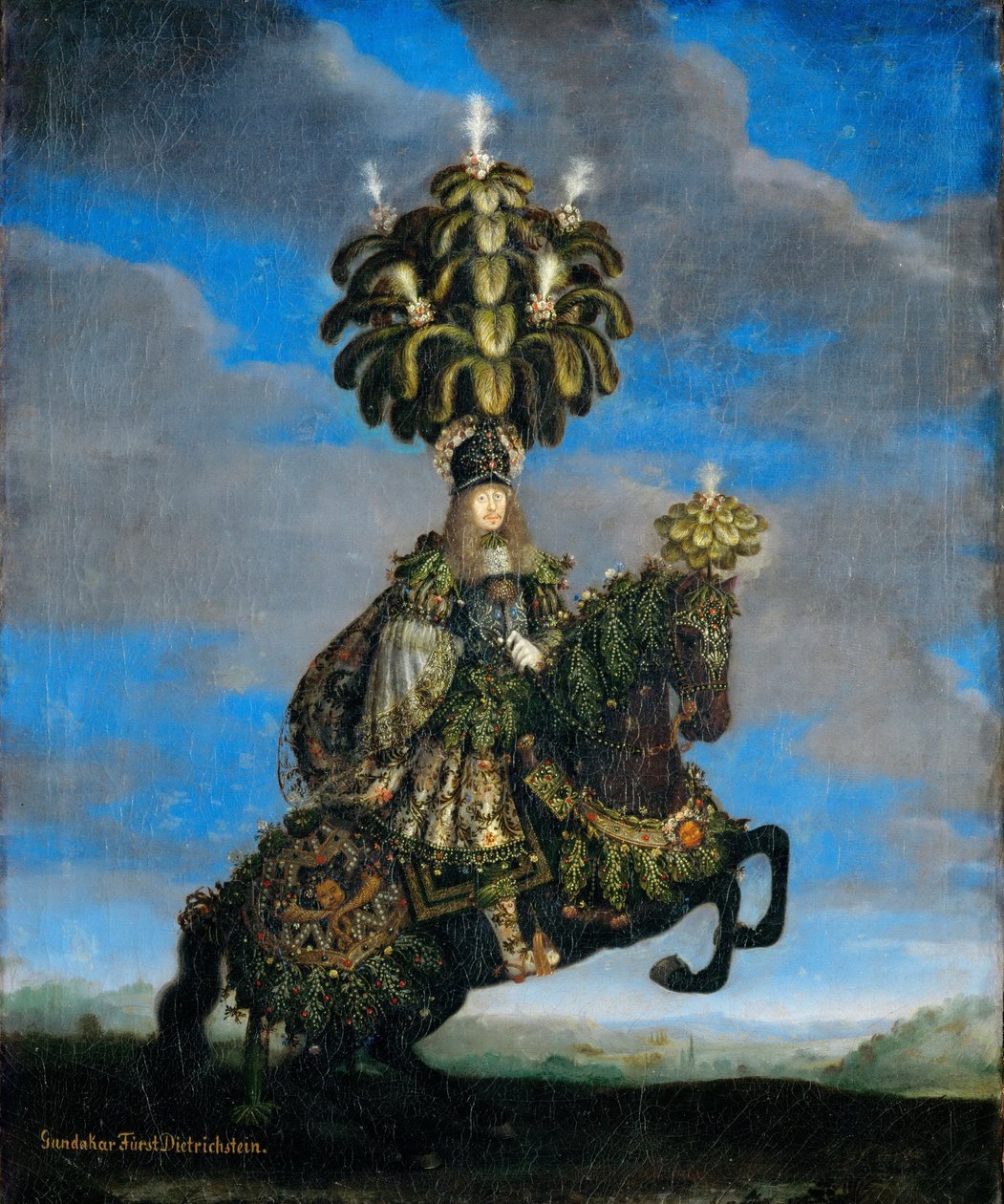 Gundakar, Prins Dietrichstein 1623-1690 i en kostym för en hästbalett, 1667 av Jan Thomas