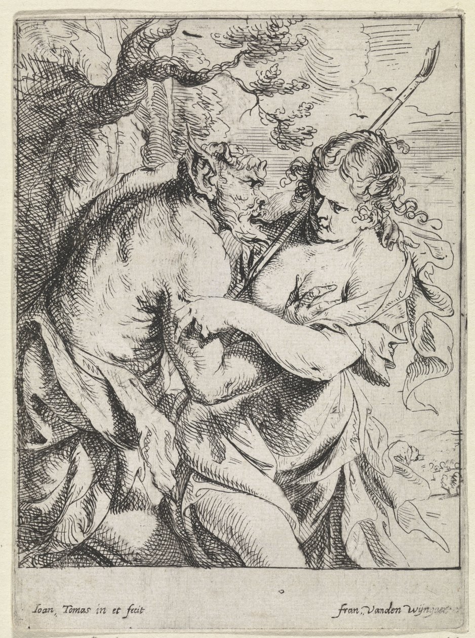 Satyr och herdinna av Jan Thomas