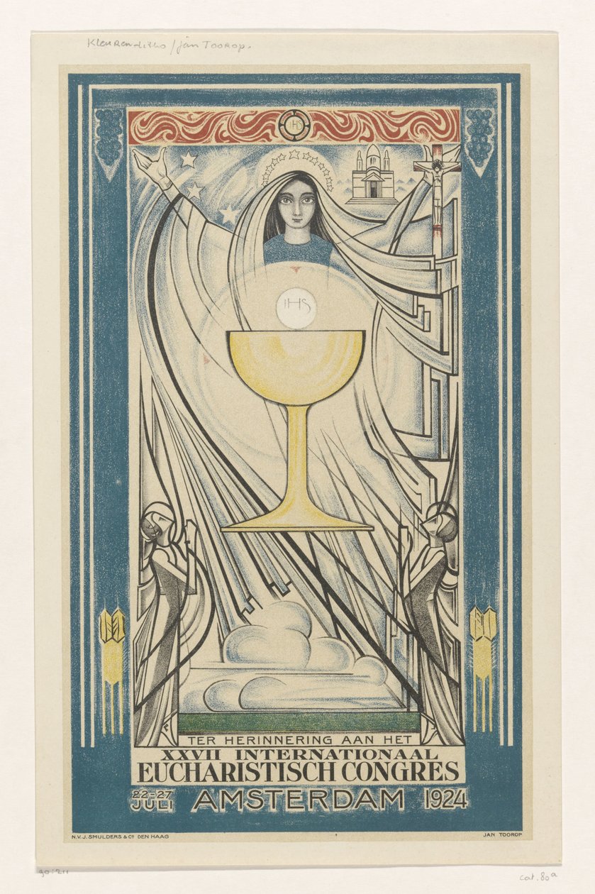 Affisch för den internationella eukaristiska kongressen, 1924 (serietitel) av Jan Toorop