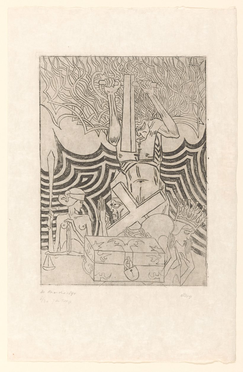 De Anarchie (originaltitel på objekt) De Anarchist (originaltitel) av Jan Toorop