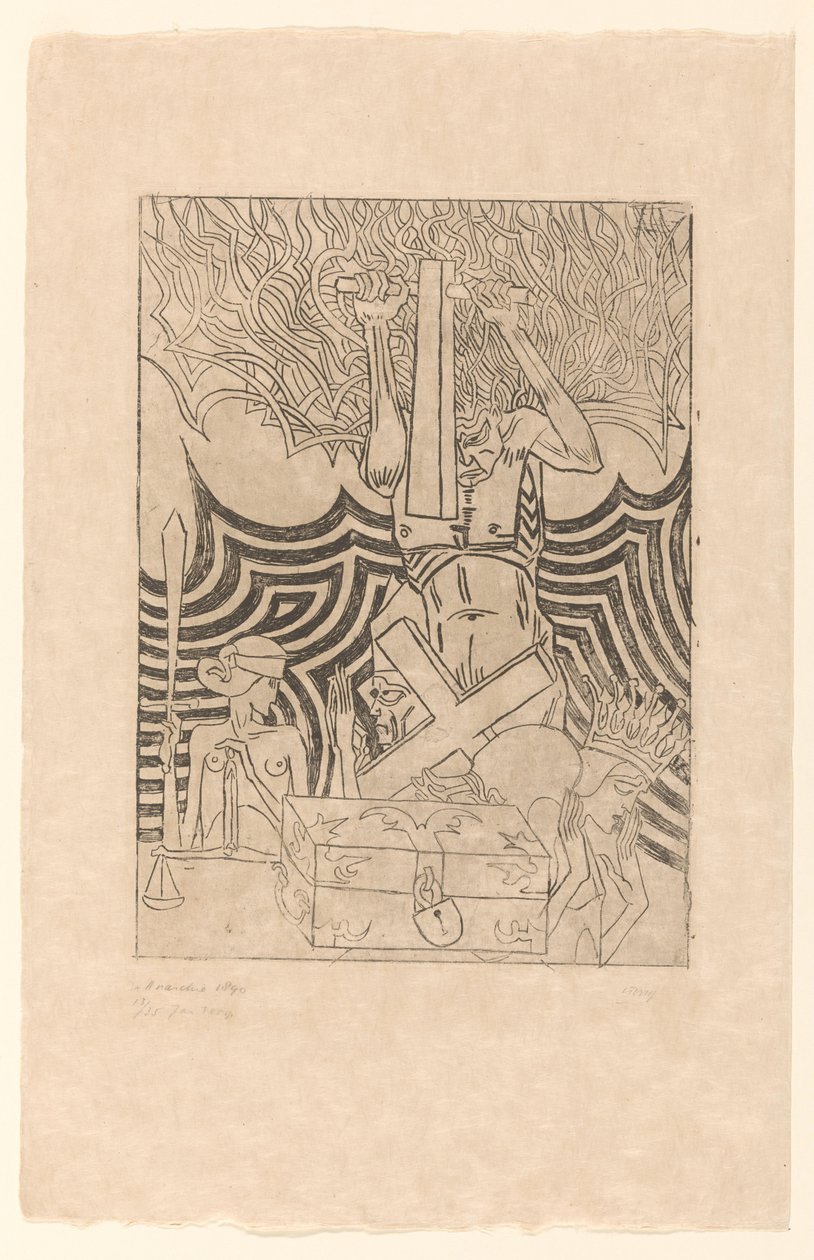 De Anarchie (originaltitel på objekt) De Anarchist (originaltitel) av Jan Toorop