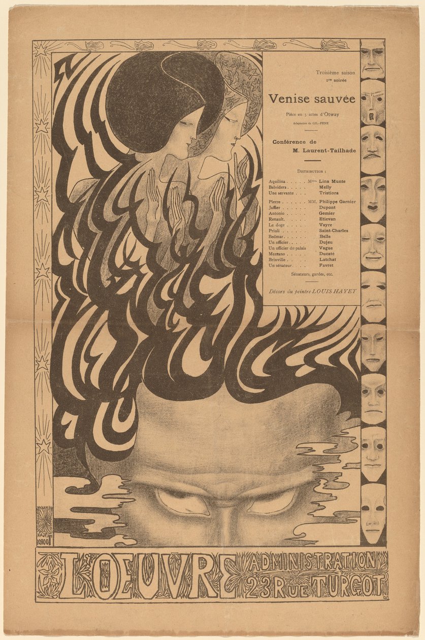 Venedig räddad (Venedig bevarad) av Jan Toorop