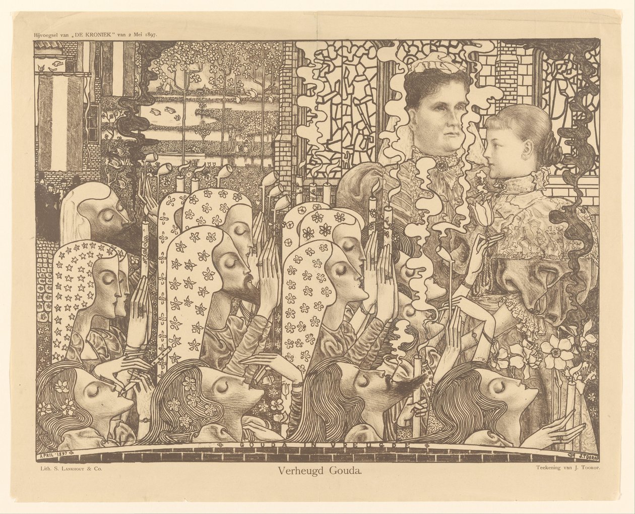 Delighted Gouda (originaltitel på objektet) av Jan Toorop