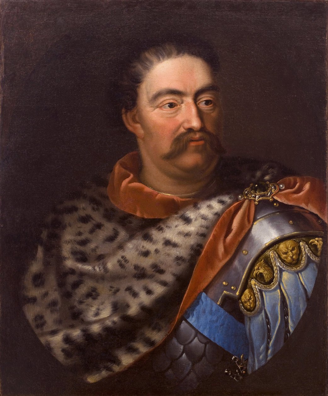 Porträtt av John III Sobieski 1629-1696, kung av Polen och storhertig av Litauen av Jan Tricius