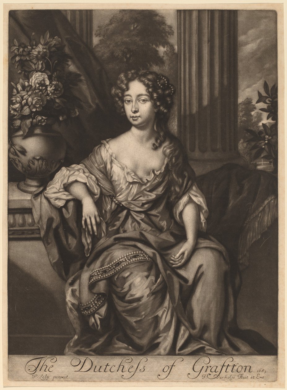 Hertiginnan av Grafton av Jan Verkolje I after Sir Peter Lely