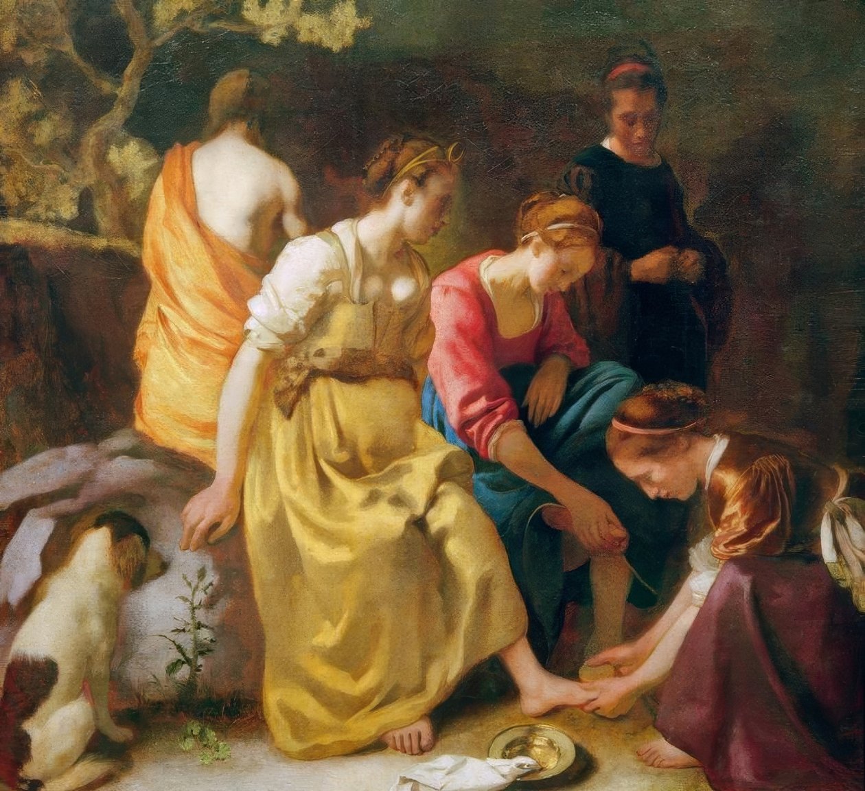 Diana med sina följeslagare av Jan Vermeer van Delft