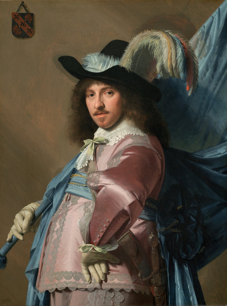 Andries Stilte som fanbärare, 1640. av Jan Verspronck