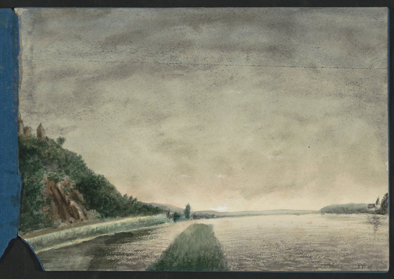 Berglandskap vid en sjö av Jan Veth
