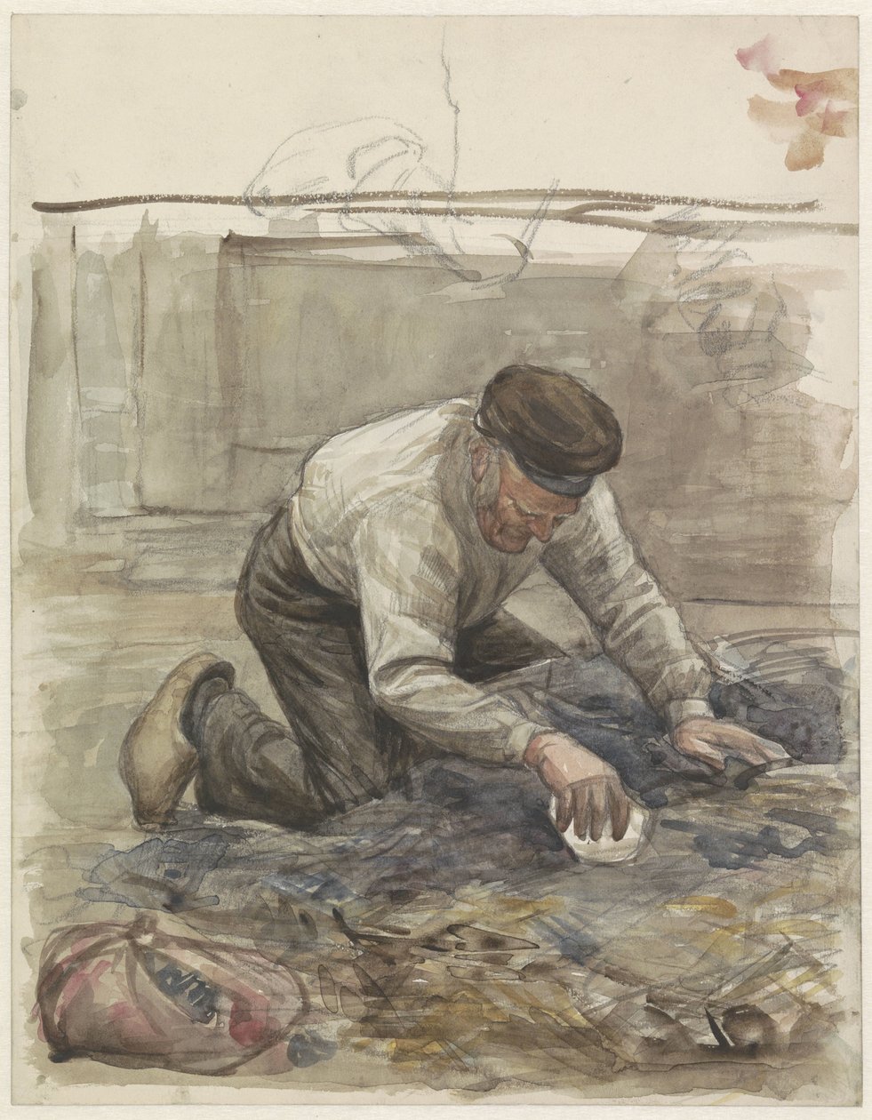Bonde på knäna av Jan Veth