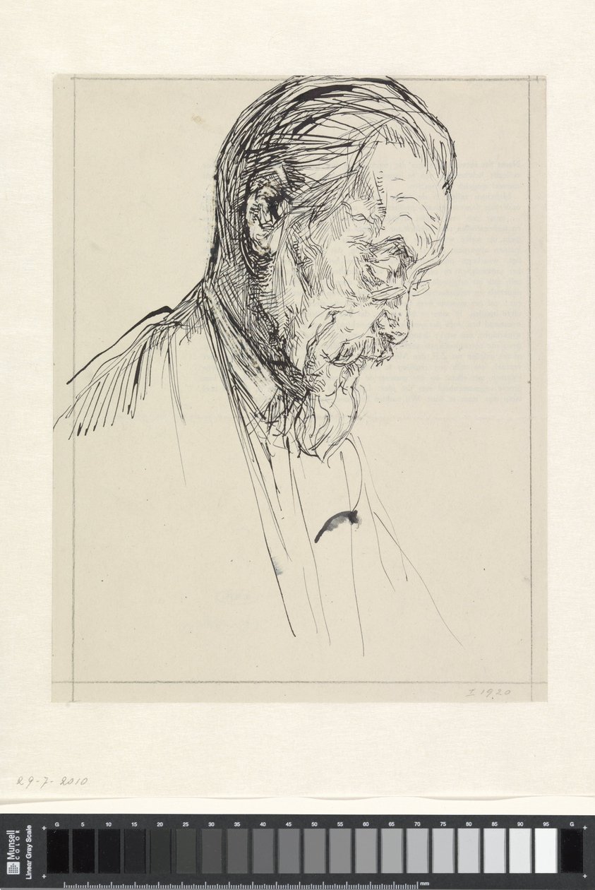 Porträtt av Cornelis Hofstede de Groot av Jan Veth