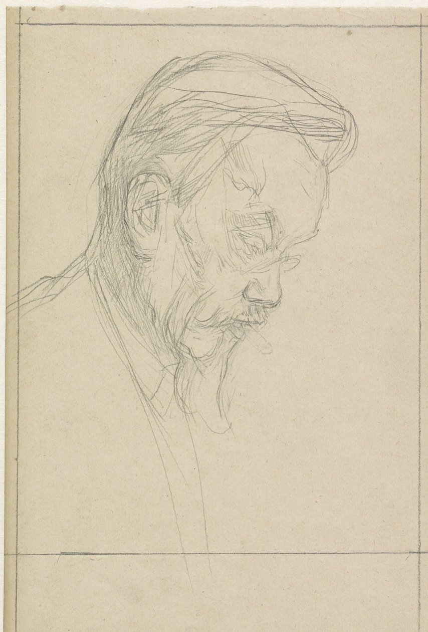 Porträtt av Cornelis Hofstede de Groot av Jan Veth
