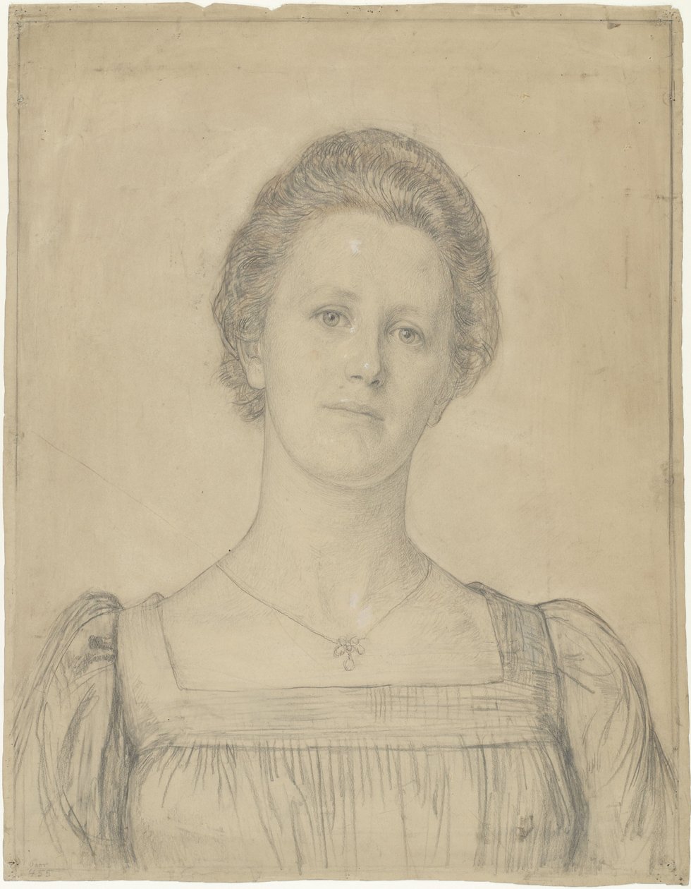 Porträtt av Emilie van Kerckhoff av Jan Veth