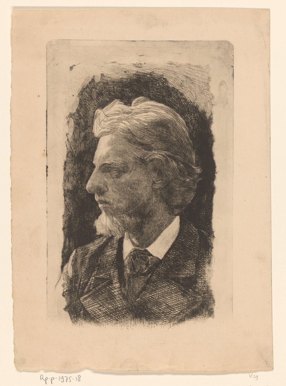 Porträtt av Jacques Perk av Jan Veth