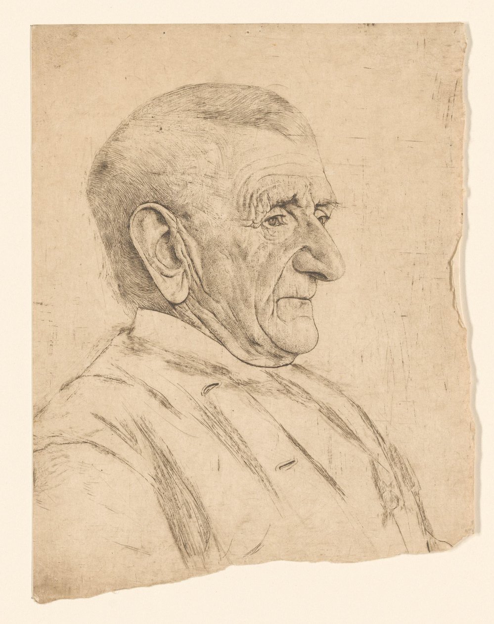 Porträtt av Jan Schaap av Jan Veth
