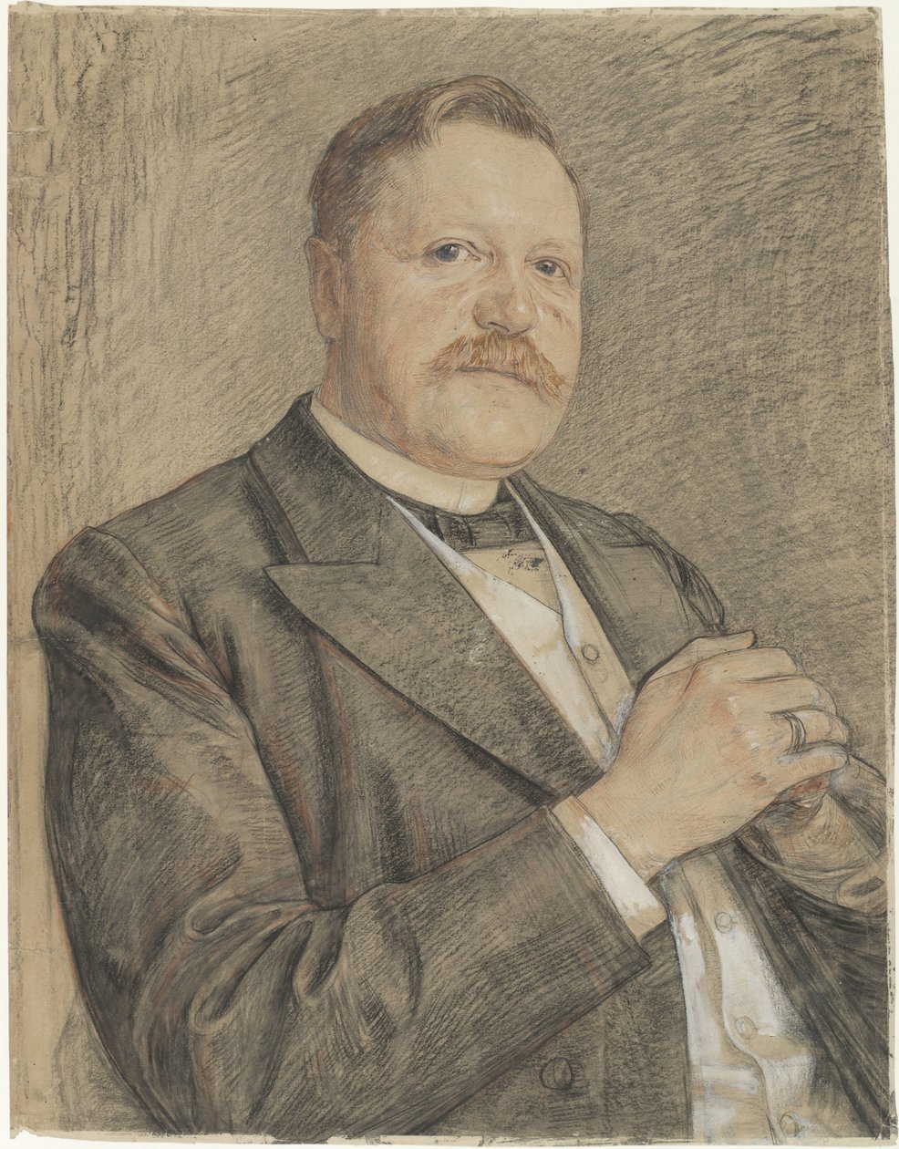 Porträtt van R.P.J. Tutein Nolthenius av Jan Veth