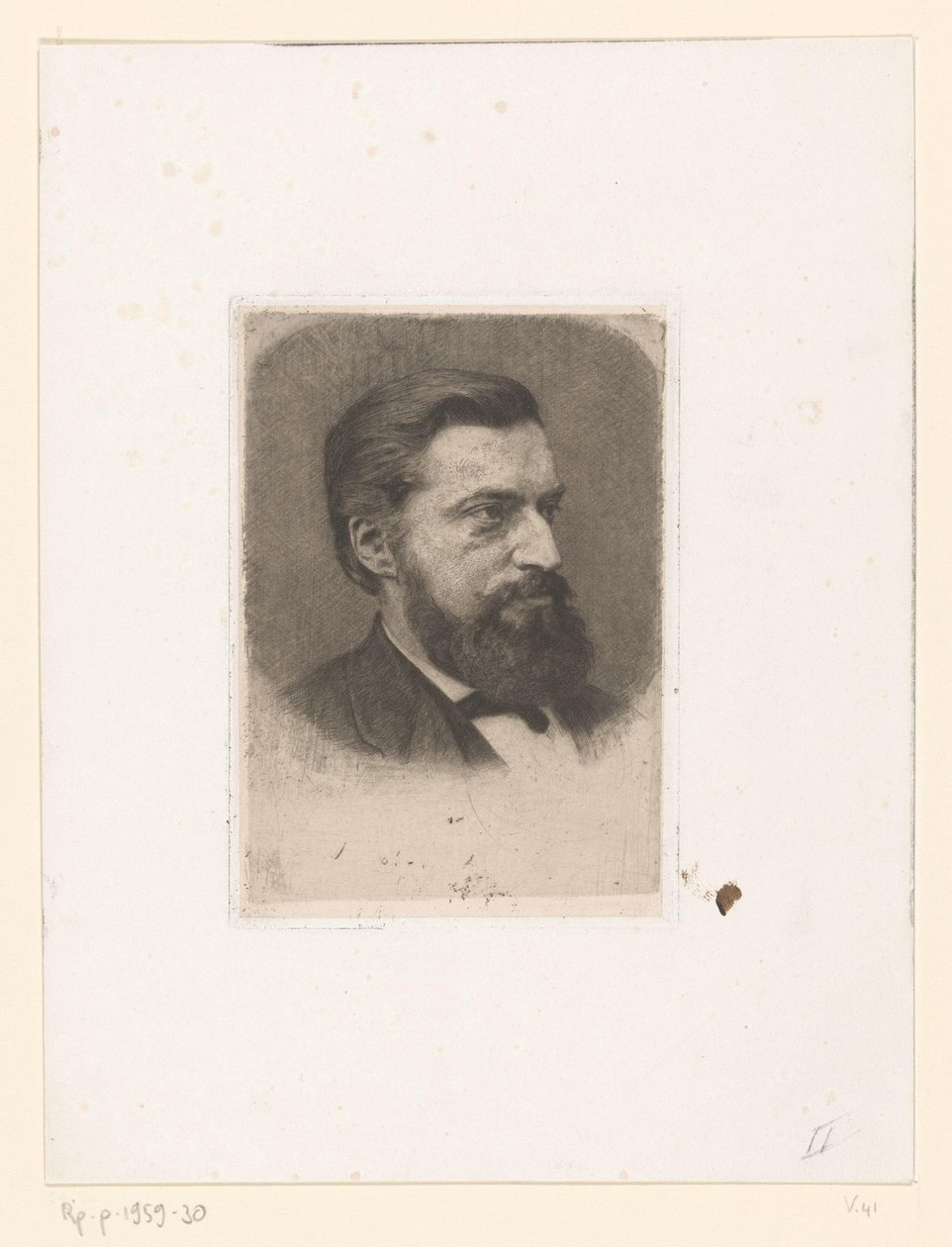 Porträtt av Thomas Theodorus Hendrikus Jorissen av Jan Veth