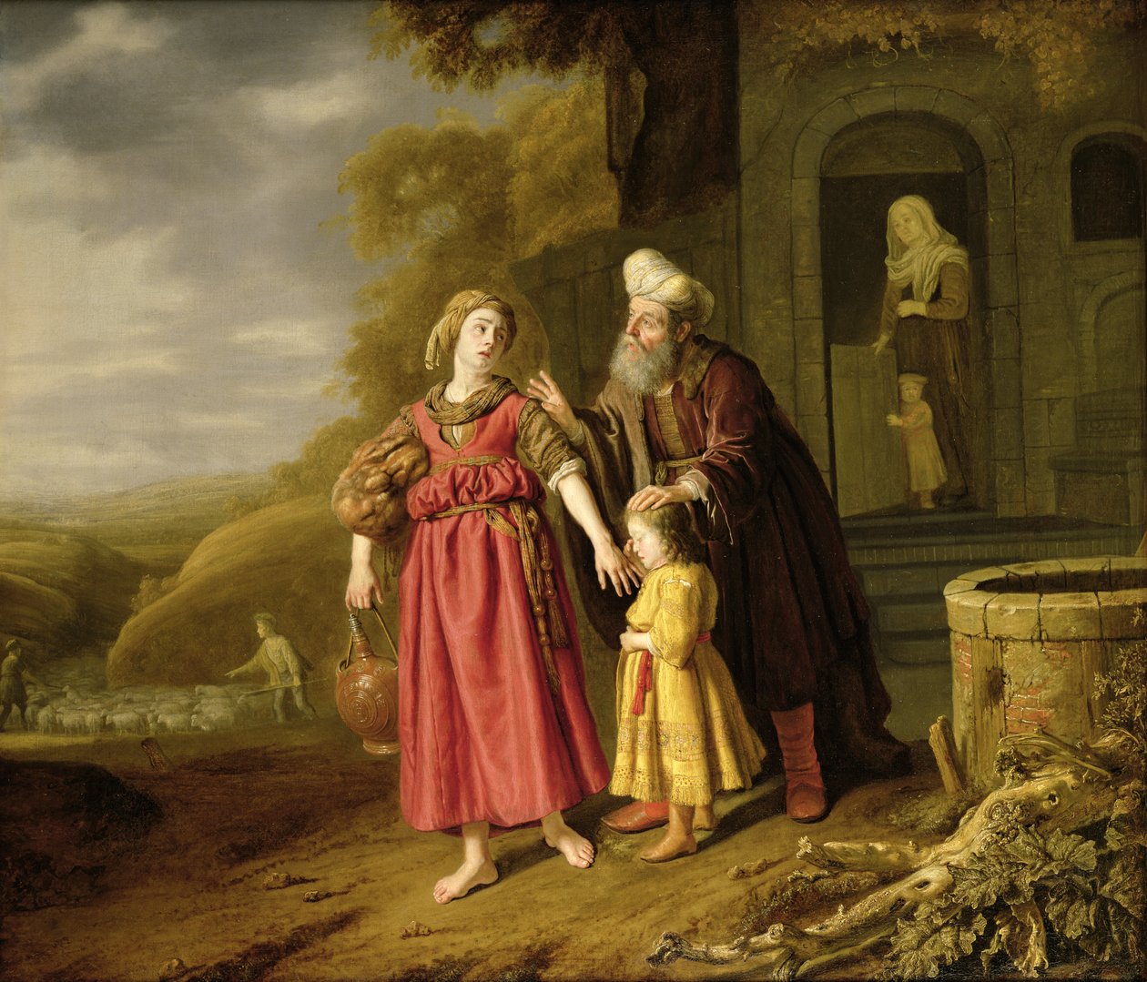 Fördrivningen av Hagar och Ismael, ca 1644 av Jan Victors