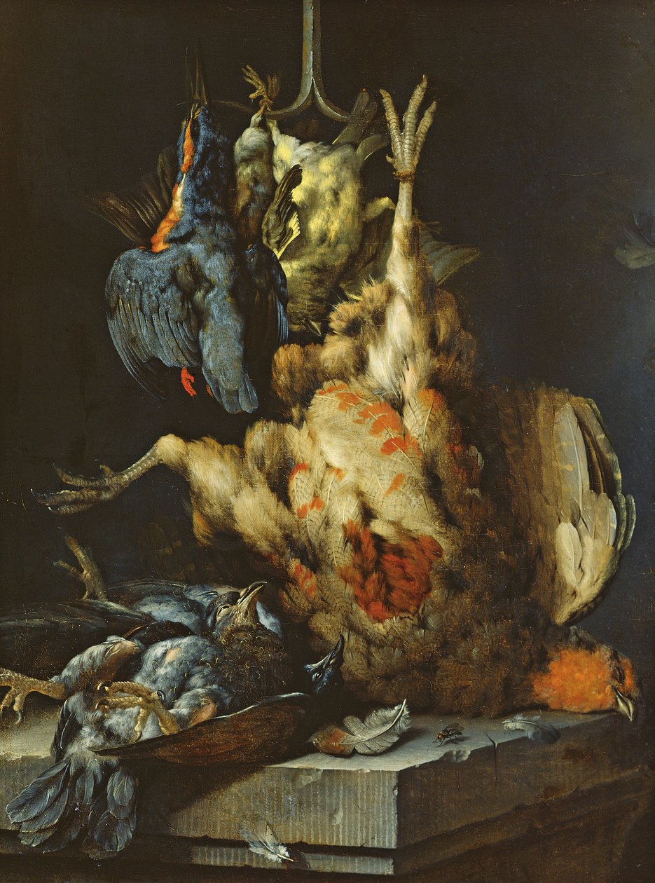 Stilleben (olja på duk) av Jan Baptist Weenix