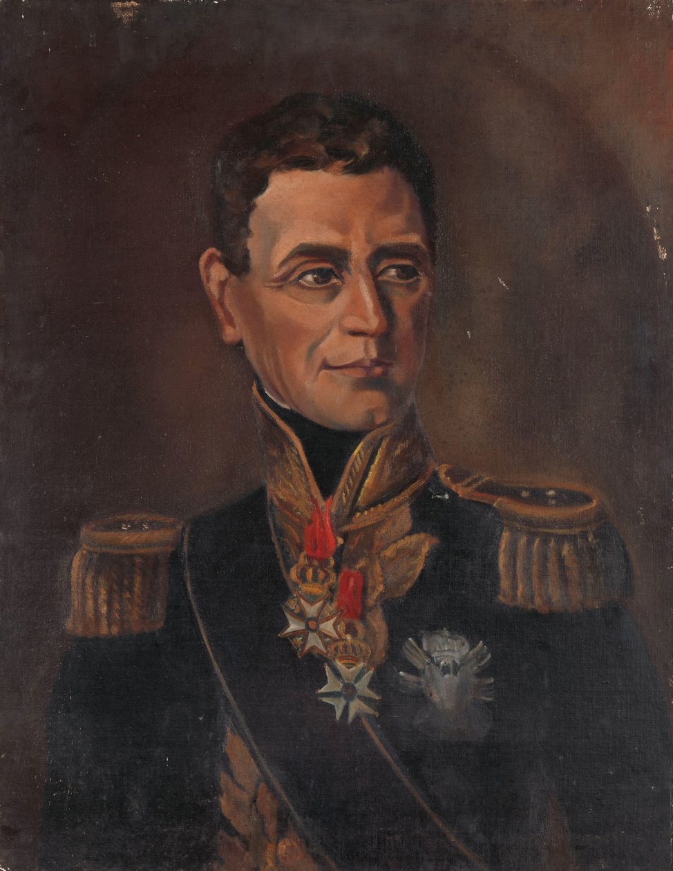 Jonkheer Jan Willem Janssens (1762-1838). Generalguvernör (1811-12) av Jan Willem Pieneman (copy after)