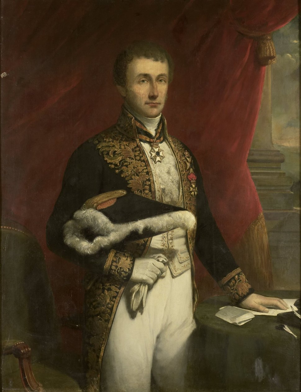 Pieter Merkus (1787-1844). Generalguvernör (1841-44) av Jan Willem Pieneman (copy after)