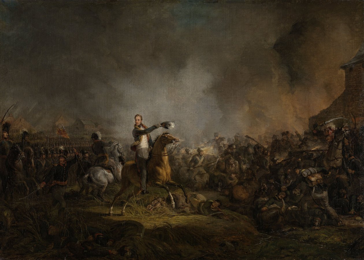 Prinsen av Orange i Quatre-Bras den 16 juni 1815 av Jan Willem Pieneman