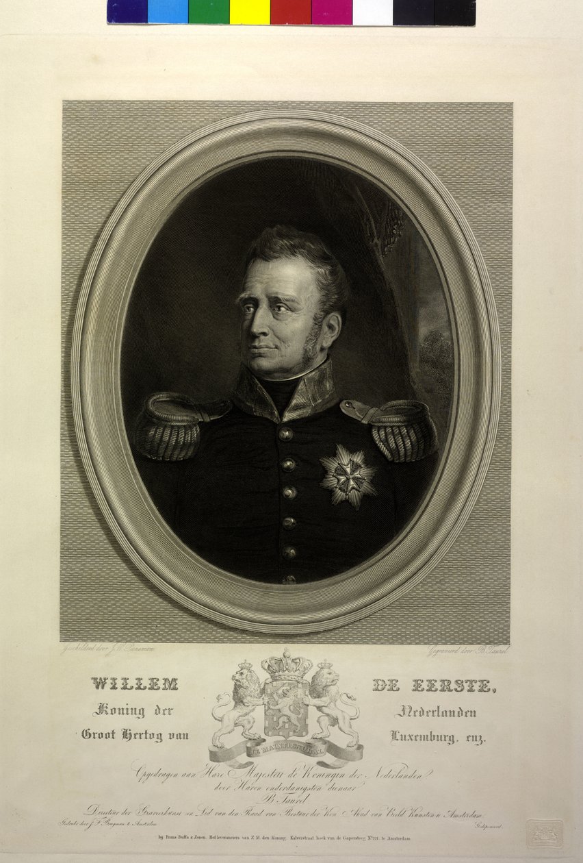 Kung av Nederländerna William I av Jan Willem Pieneman